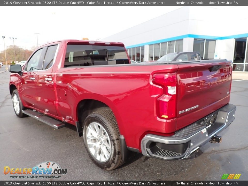 2019 Chevrolet Silverado 1500 LTZ Double Cab 4WD Cajun Red Tintcoat / Gideon/Very Dark Atmosphere Photo #4