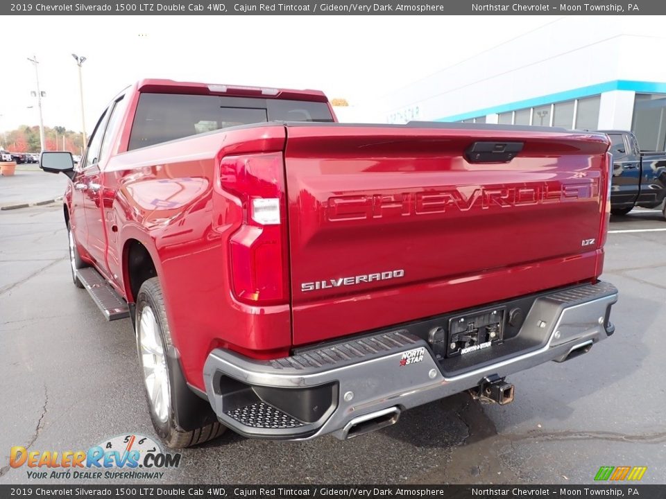 2019 Chevrolet Silverado 1500 LTZ Double Cab 4WD Cajun Red Tintcoat / Gideon/Very Dark Atmosphere Photo #5