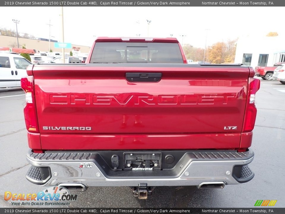 2019 Chevrolet Silverado 1500 LTZ Double Cab 4WD Cajun Red Tintcoat / Gideon/Very Dark Atmosphere Photo #6