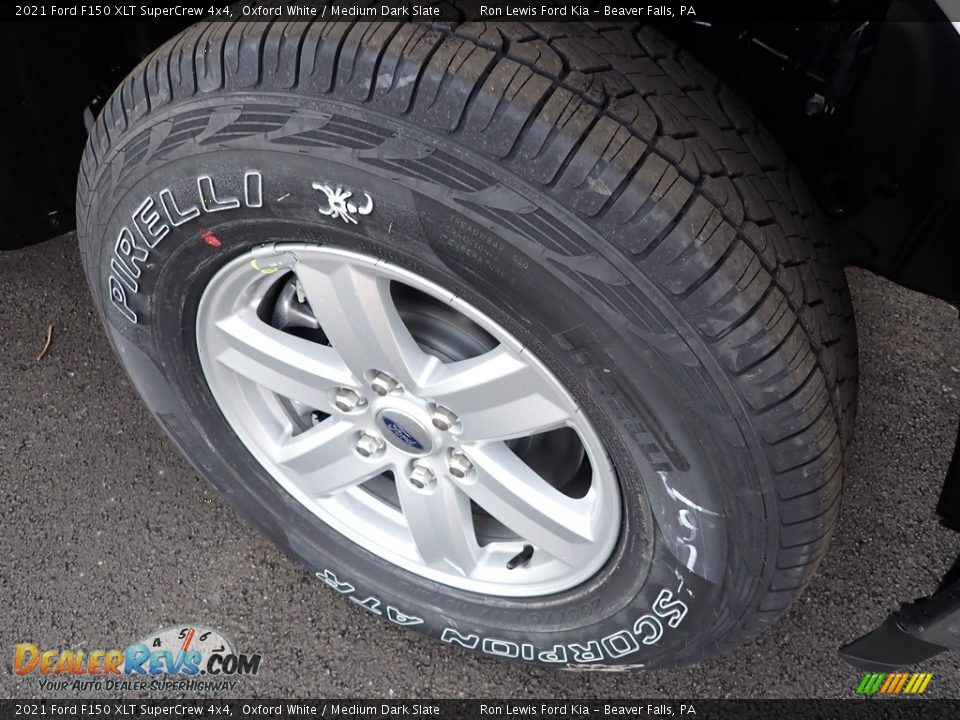 2021 Ford F150 XLT SuperCrew 4x4 Oxford White / Medium Dark Slate Photo #9