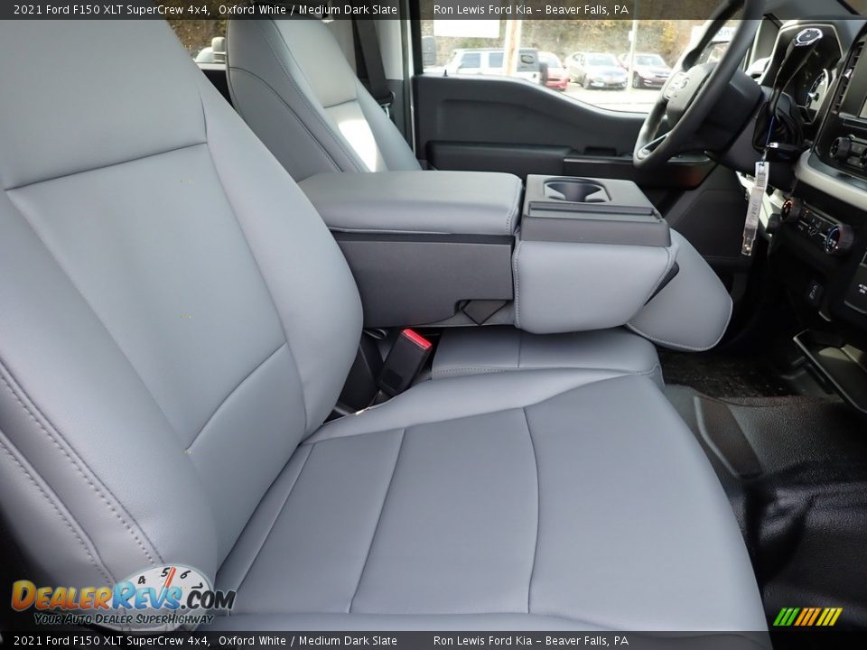 2021 Ford F150 XLT SuperCrew 4x4 Oxford White / Medium Dark Slate Photo #10