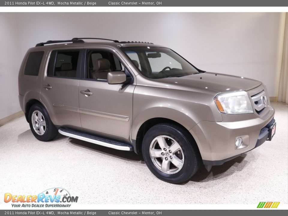 2011 Honda Pilot EX-L 4WD Mocha Metallic / Beige Photo #1