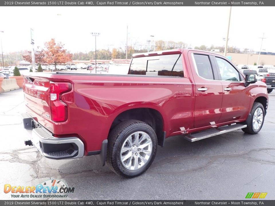 2019 Chevrolet Silverado 1500 LTZ Double Cab 4WD Cajun Red Tintcoat / Gideon/Very Dark Atmosphere Photo #8