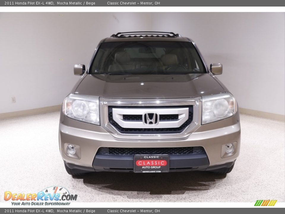 2011 Honda Pilot EX-L 4WD Mocha Metallic / Beige Photo #2