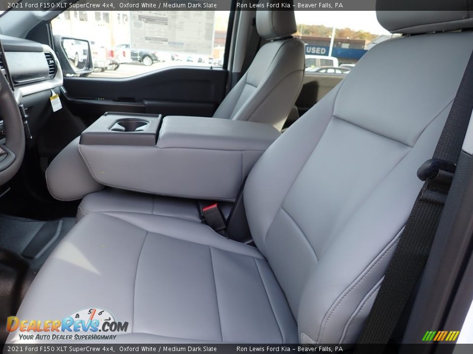 2021 Ford F150 XLT SuperCrew 4x4 Oxford White / Medium Dark Slate Photo #12