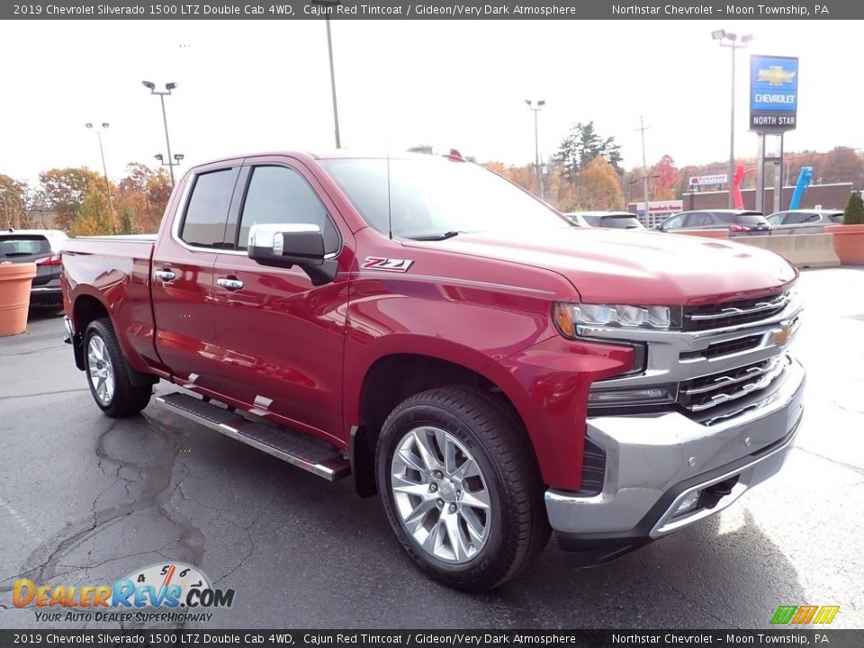 2019 Chevrolet Silverado 1500 LTZ Double Cab 4WD Cajun Red Tintcoat / Gideon/Very Dark Atmosphere Photo #10