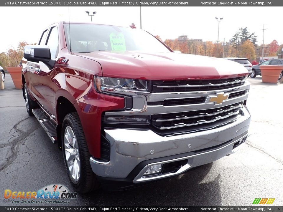 2019 Chevrolet Silverado 1500 LTZ Double Cab 4WD Cajun Red Tintcoat / Gideon/Very Dark Atmosphere Photo #11