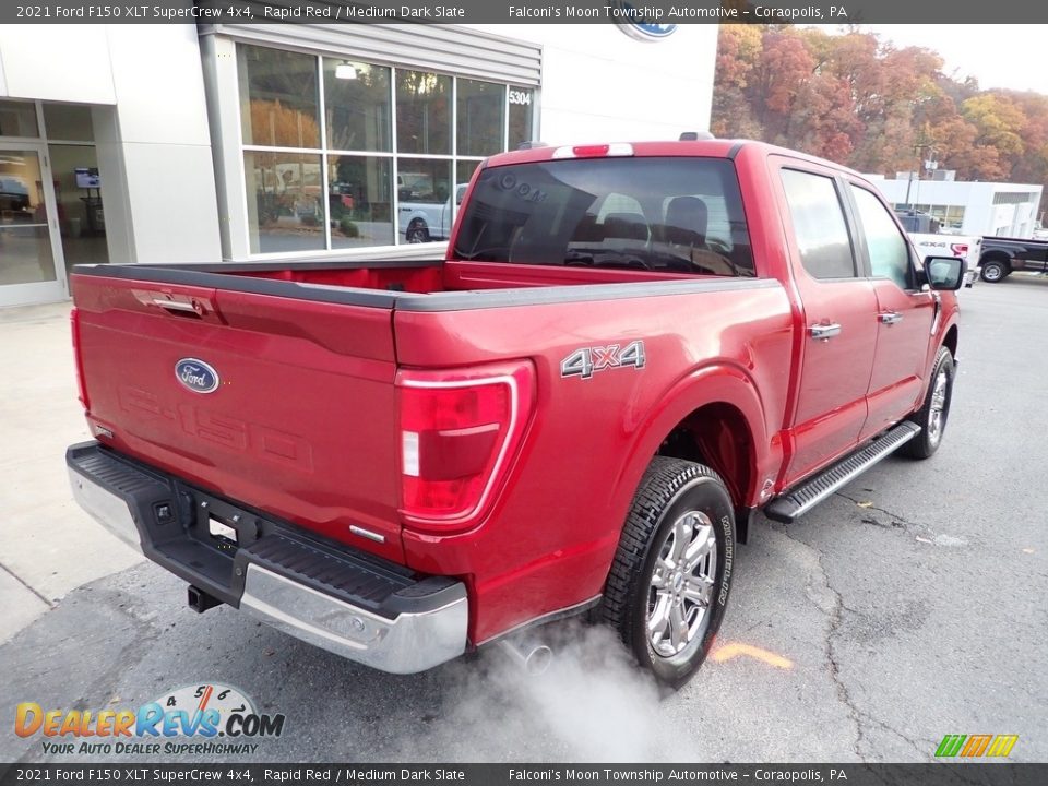 2021 Ford F150 XLT SuperCrew 4x4 Rapid Red / Medium Dark Slate Photo #2