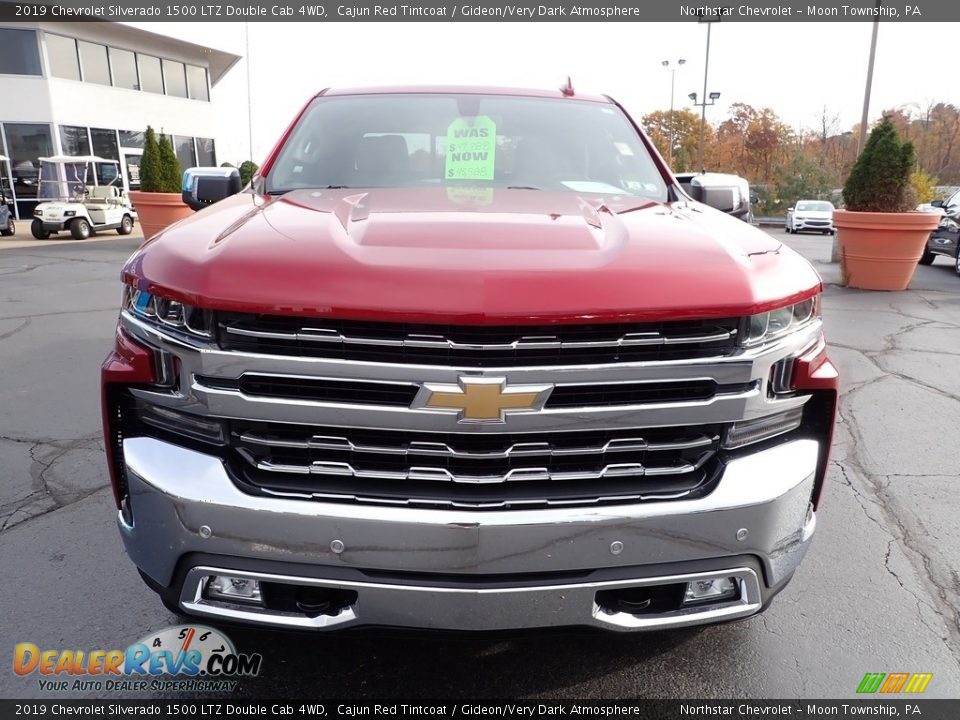 2019 Chevrolet Silverado 1500 LTZ Double Cab 4WD Cajun Red Tintcoat / Gideon/Very Dark Atmosphere Photo #12