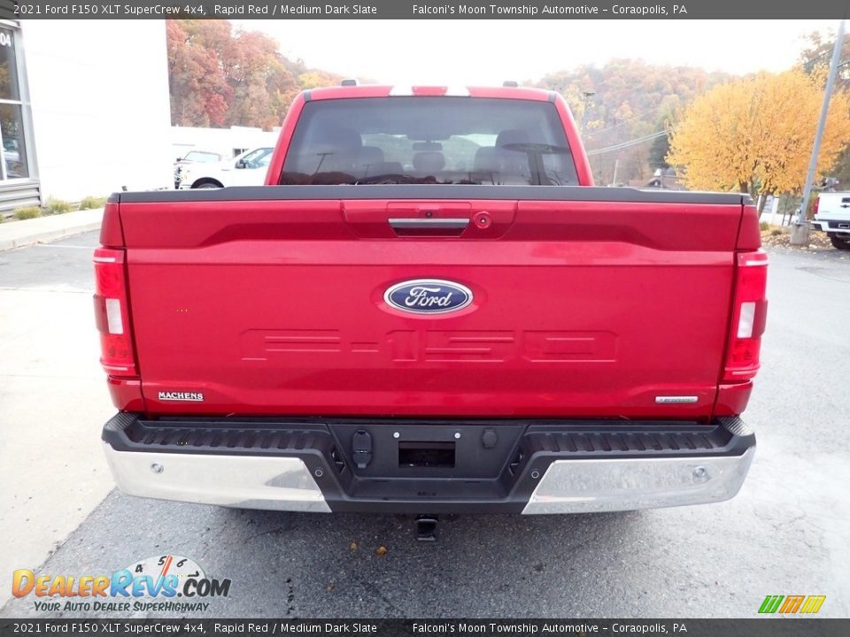 2021 Ford F150 XLT SuperCrew 4x4 Rapid Red / Medium Dark Slate Photo #3
