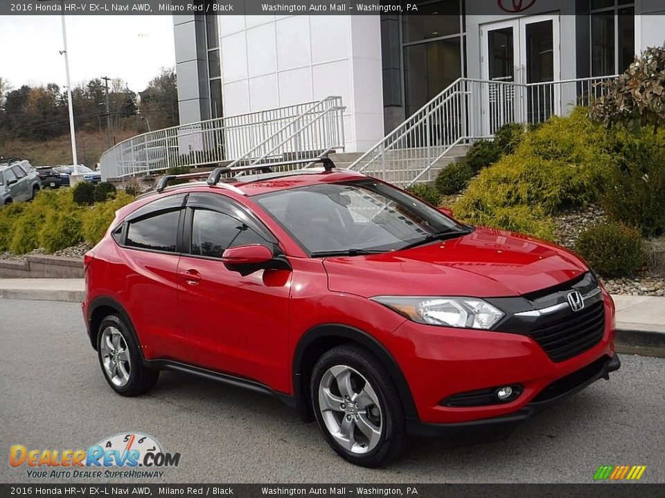 2016 Honda HR-V EX-L Navi AWD Milano Red / Black Photo #1