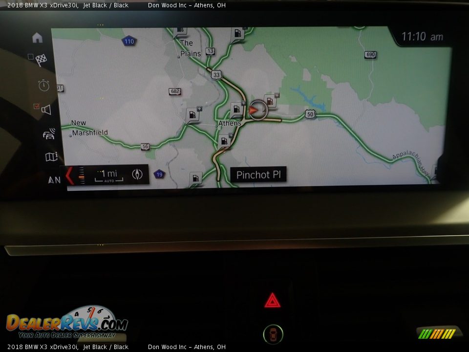 2018 BMW X3 xDrive30i Jet Black / Black Photo #3