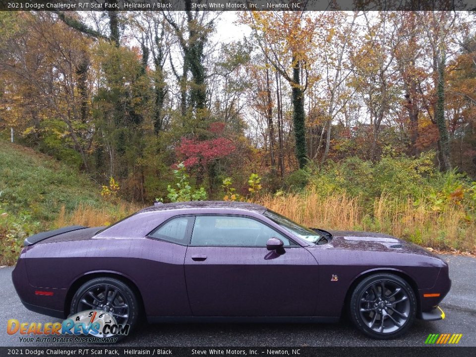 2021 Dodge Challenger R/T Scat Pack Hellraisin / Black Photo #5