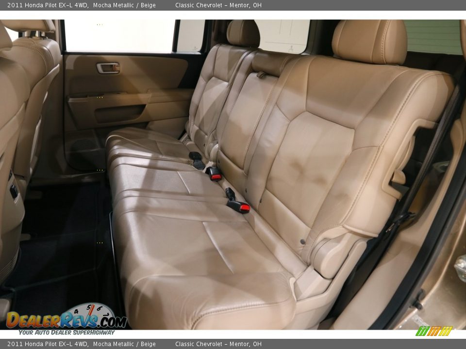 2011 Honda Pilot EX-L 4WD Mocha Metallic / Beige Photo #14