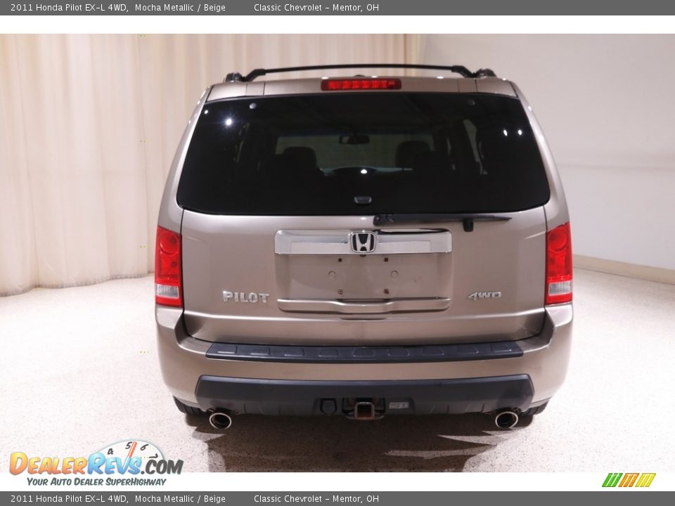 2011 Honda Pilot EX-L 4WD Mocha Metallic / Beige Photo #16