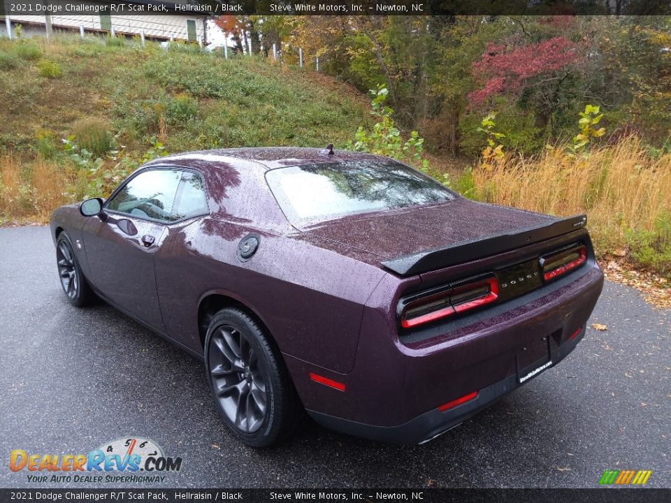 2021 Dodge Challenger R/T Scat Pack Hellraisin / Black Photo #8