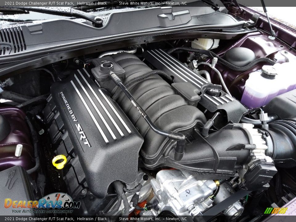 2021 Dodge Challenger R/T Scat Pack 392 SRT 6.4 Liter HEMI OHV-16 Valve VVT MDS V8 Engine Photo #9