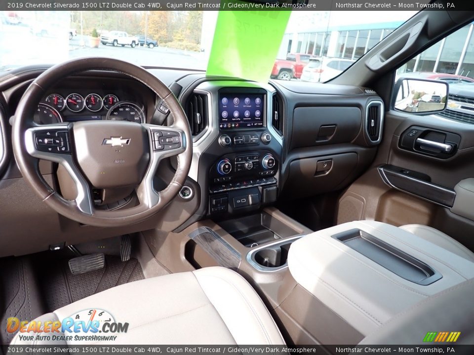 2019 Chevrolet Silverado 1500 LTZ Double Cab 4WD Cajun Red Tintcoat / Gideon/Very Dark Atmosphere Photo #22