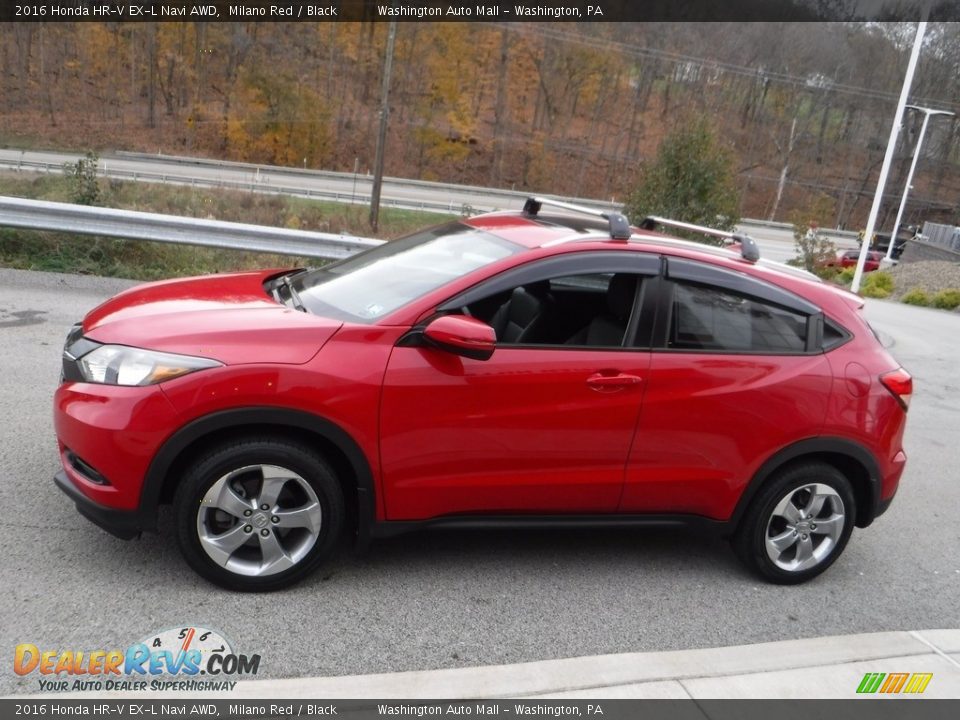 2016 Honda HR-V EX-L Navi AWD Milano Red / Black Photo #15