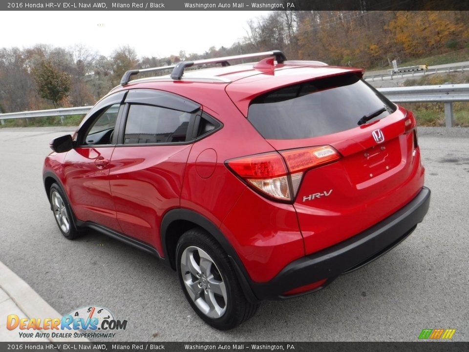 2016 Honda HR-V EX-L Navi AWD Milano Red / Black Photo #16