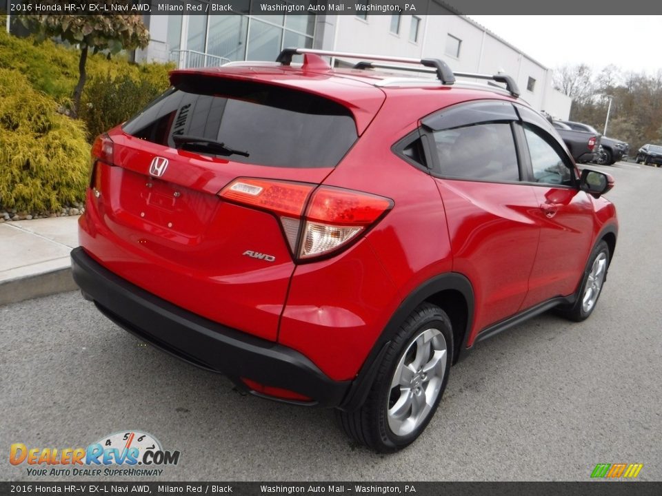 2016 Honda HR-V EX-L Navi AWD Milano Red / Black Photo #18