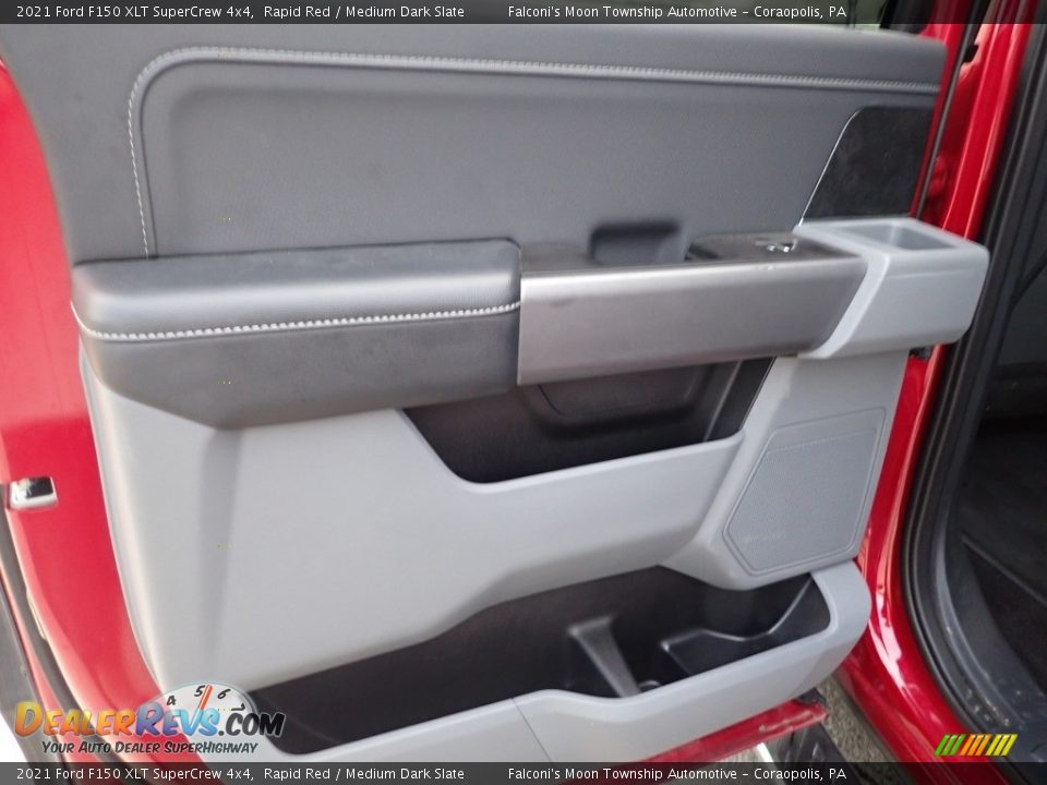 2021 Ford F150 XLT SuperCrew 4x4 Rapid Red / Medium Dark Slate Photo #20