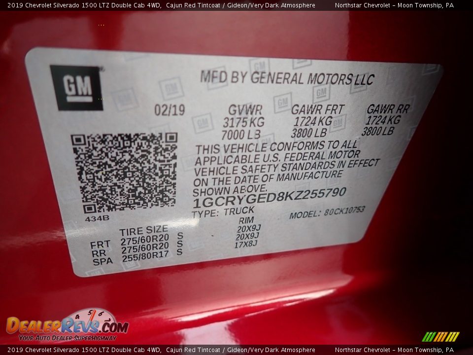2019 Chevrolet Silverado 1500 LTZ Double Cab 4WD Cajun Red Tintcoat / Gideon/Very Dark Atmosphere Photo #28