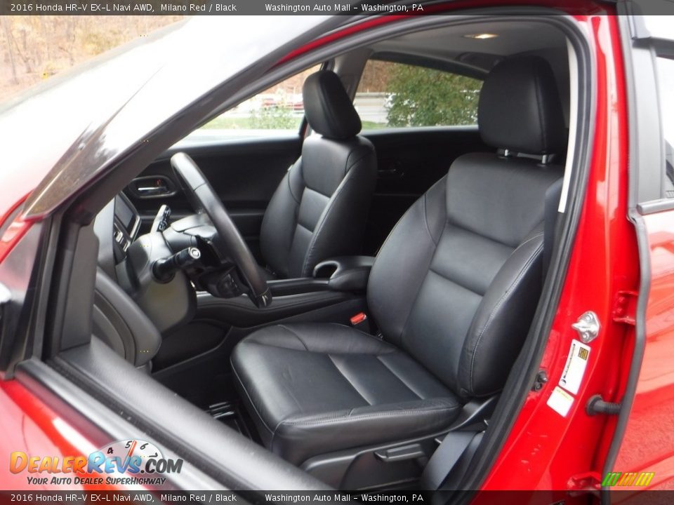 2016 Honda HR-V EX-L Navi AWD Milano Red / Black Photo #21