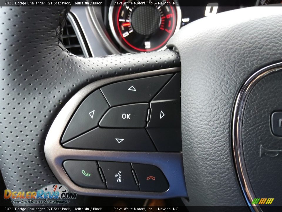 2021 Dodge Challenger R/T Scat Pack Steering Wheel Photo #17