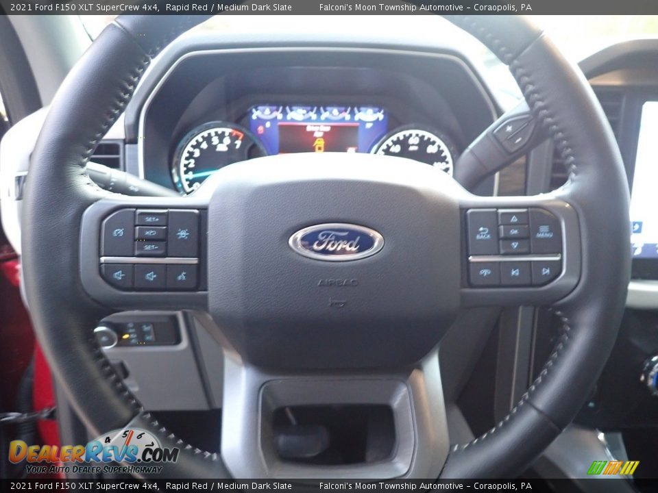 2021 Ford F150 XLT SuperCrew 4x4 Rapid Red / Medium Dark Slate Photo #23