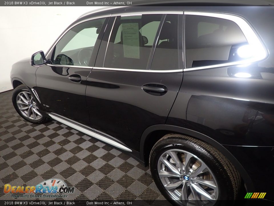 2018 BMW X3 xDrive30i Jet Black / Black Photo #21