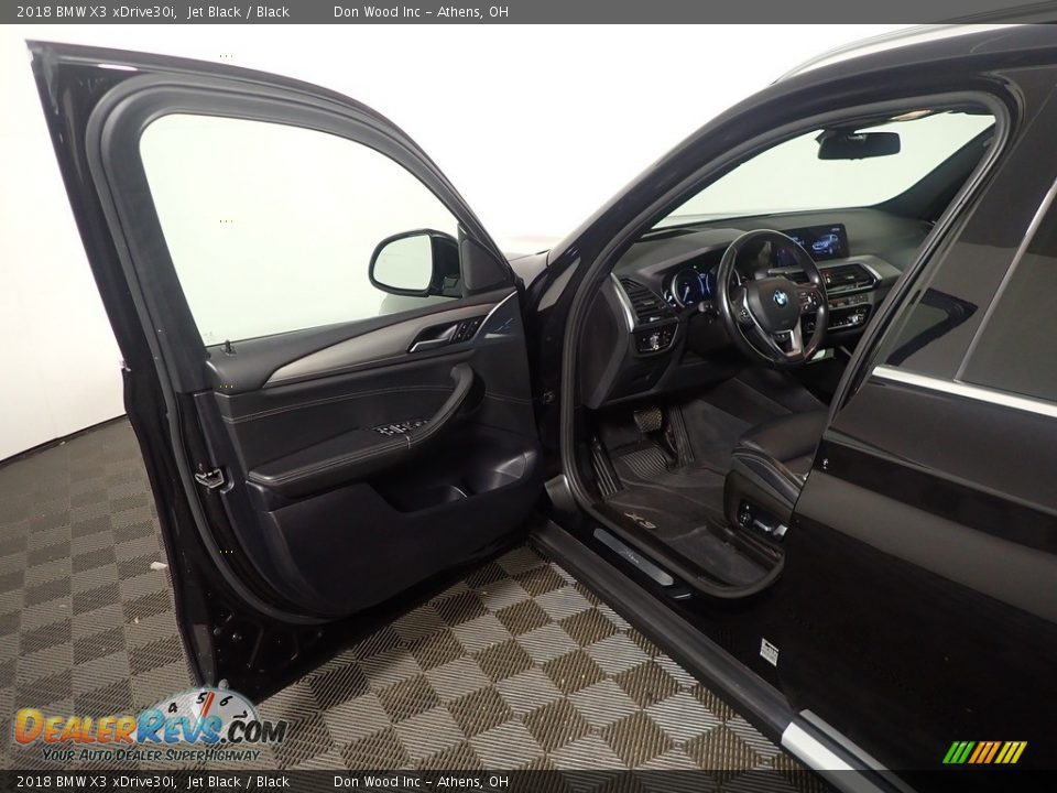 2018 BMW X3 xDrive30i Jet Black / Black Photo #23