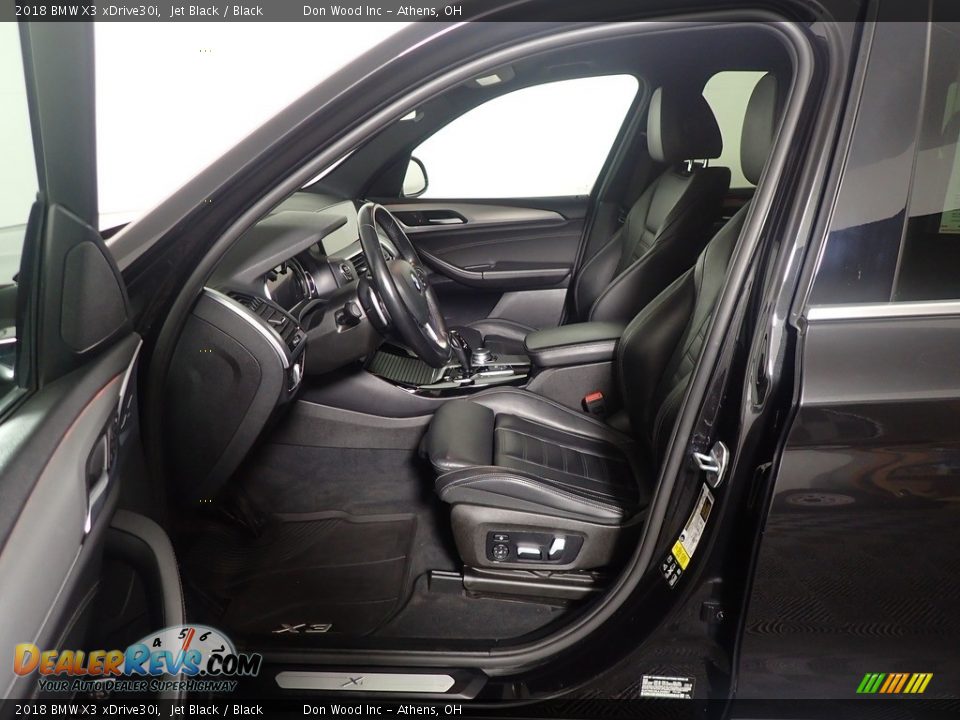 2018 BMW X3 xDrive30i Jet Black / Black Photo #25
