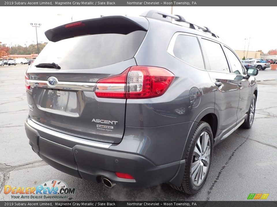 2019 Subaru Ascent Limited Magnetite Gray Metallic / Slate Black Photo #8