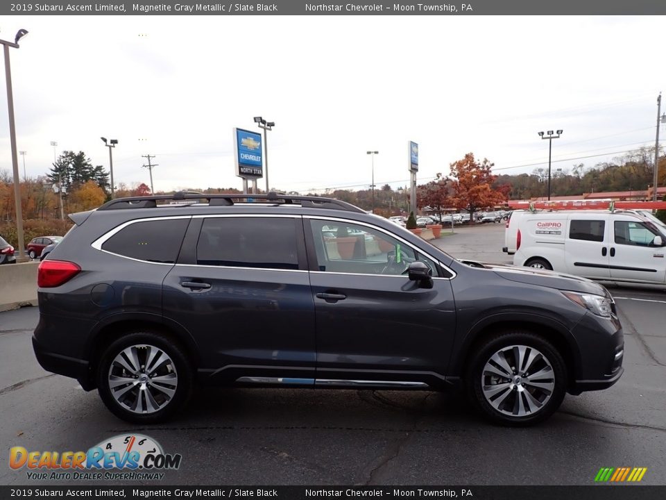 2019 Subaru Ascent Limited Magnetite Gray Metallic / Slate Black Photo #10