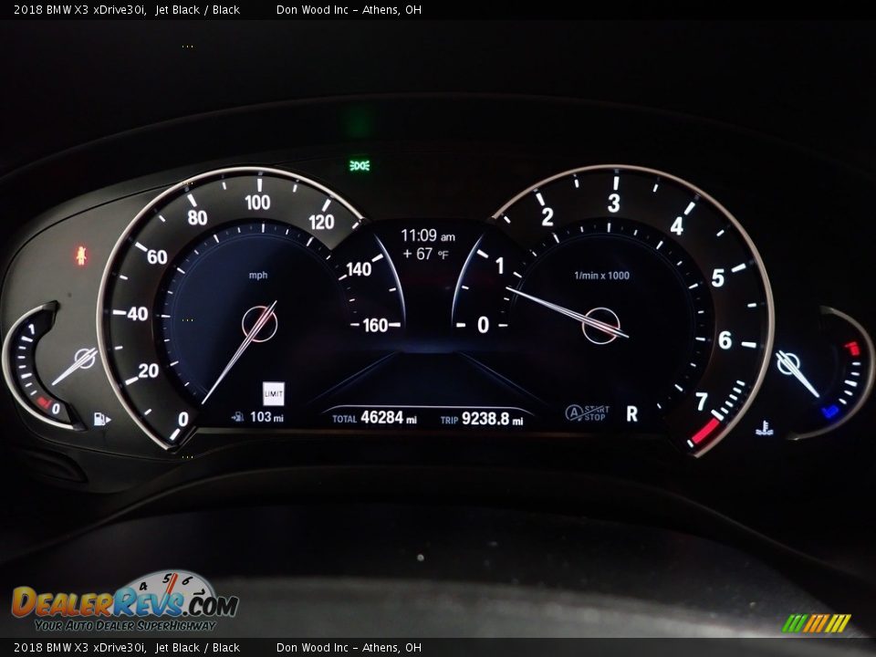 2018 BMW X3 xDrive30i Jet Black / Black Photo #31