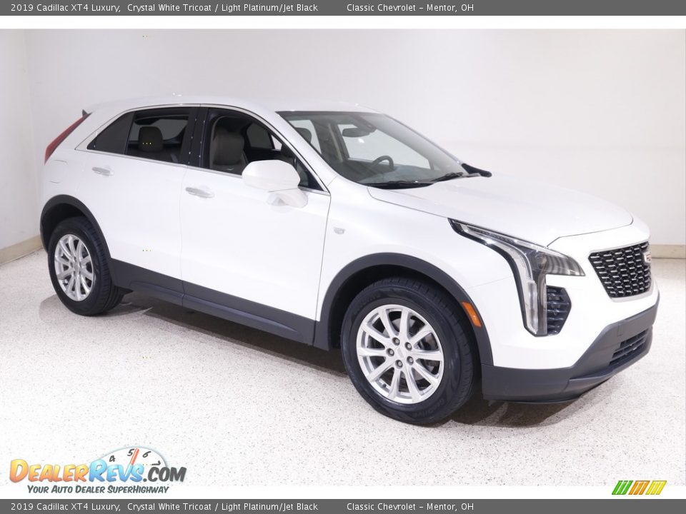 2019 Cadillac XT4 Luxury Crystal White Tricoat / Light Platinum/Jet Black Photo #1