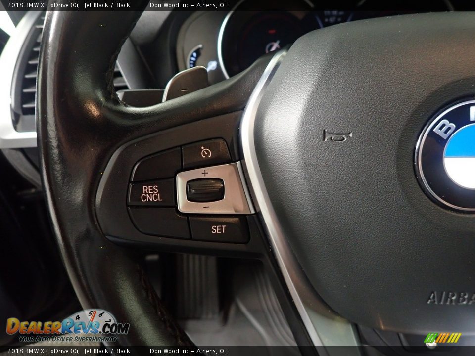 2018 BMW X3 xDrive30i Jet Black / Black Photo #32
