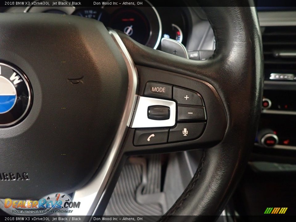 2018 BMW X3 xDrive30i Jet Black / Black Photo #33