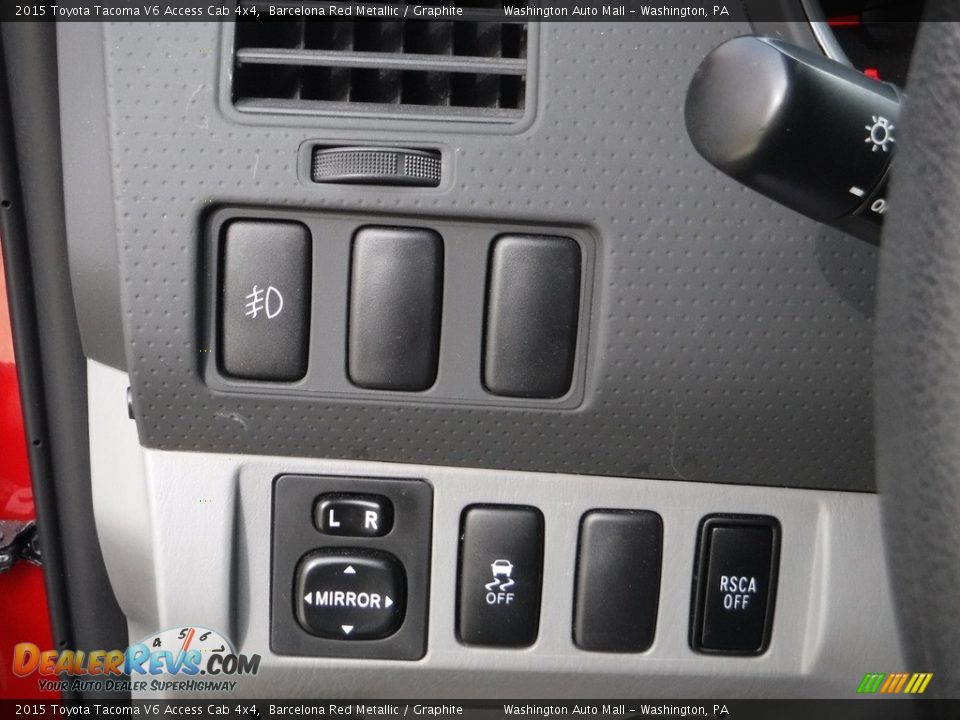 2015 Toyota Tacoma V6 Access Cab 4x4 Barcelona Red Metallic / Graphite Photo #7