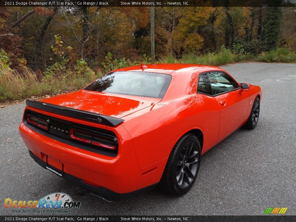 2021 Dodge Challenger R/T Scat Pack Go Mango / Black Photo #8