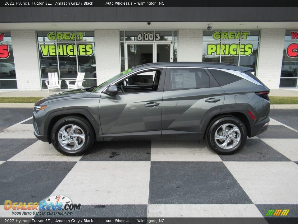 2022 Hyundai Tucson SEL Amazon Gray / Black Photo #1