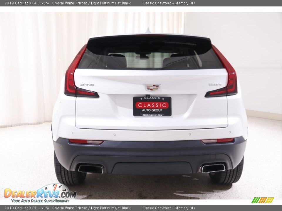 2019 Cadillac XT4 Luxury Crystal White Tricoat / Light Platinum/Jet Black Photo #19