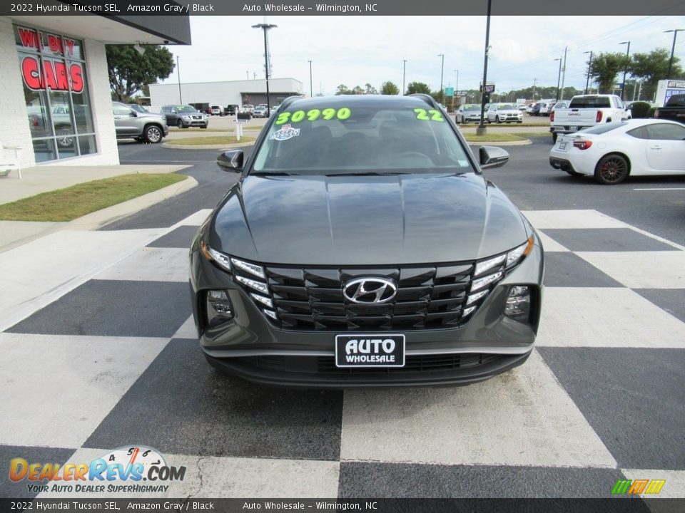 2022 Hyundai Tucson SEL Amazon Gray / Black Photo #2