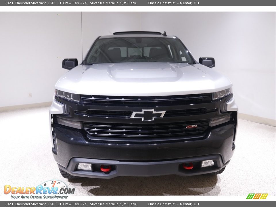 2021 Chevrolet Silverado 1500 LT Crew Cab 4x4 Silver Ice Metallic / Jet Black Photo #2