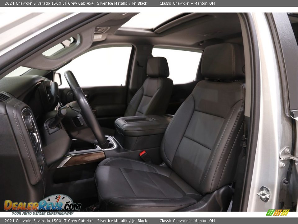 2021 Chevrolet Silverado 1500 LT Crew Cab 4x4 Silver Ice Metallic / Jet Black Photo #5