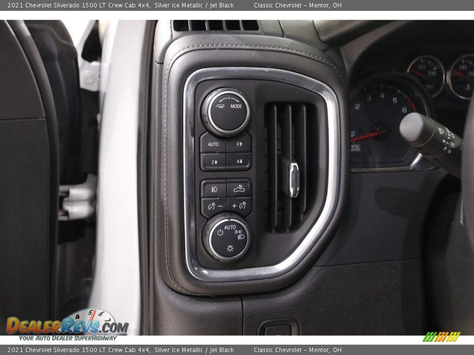 2021 Chevrolet Silverado 1500 LT Crew Cab 4x4 Silver Ice Metallic / Jet Black Photo #6