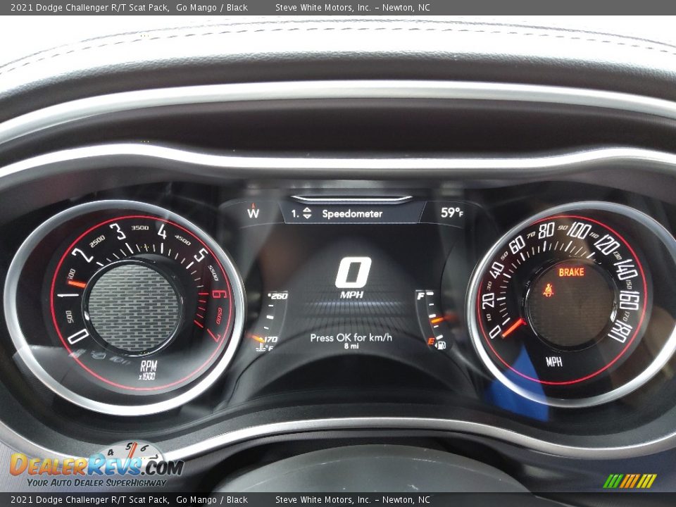 2021 Dodge Challenger R/T Scat Pack Gauges Photo #19