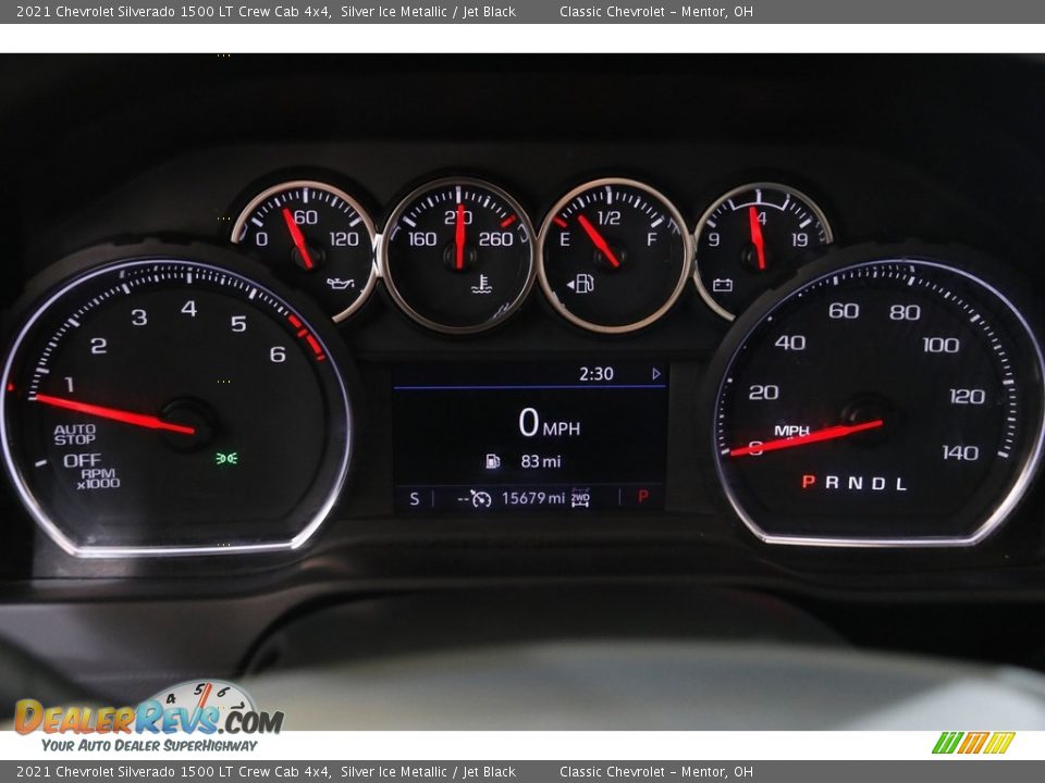 2021 Chevrolet Silverado 1500 LT Crew Cab 4x4 Silver Ice Metallic / Jet Black Photo #9