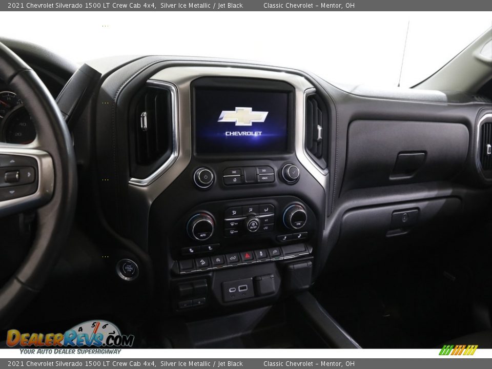 2021 Chevrolet Silverado 1500 LT Crew Cab 4x4 Silver Ice Metallic / Jet Black Photo #10